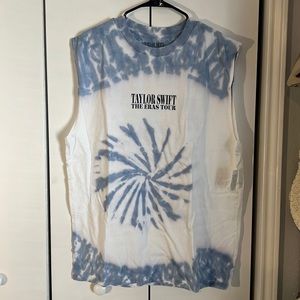 Taylor Swift eras tour tie dye tank top, size XL
